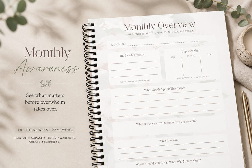 The Steadiness Planner & Journal