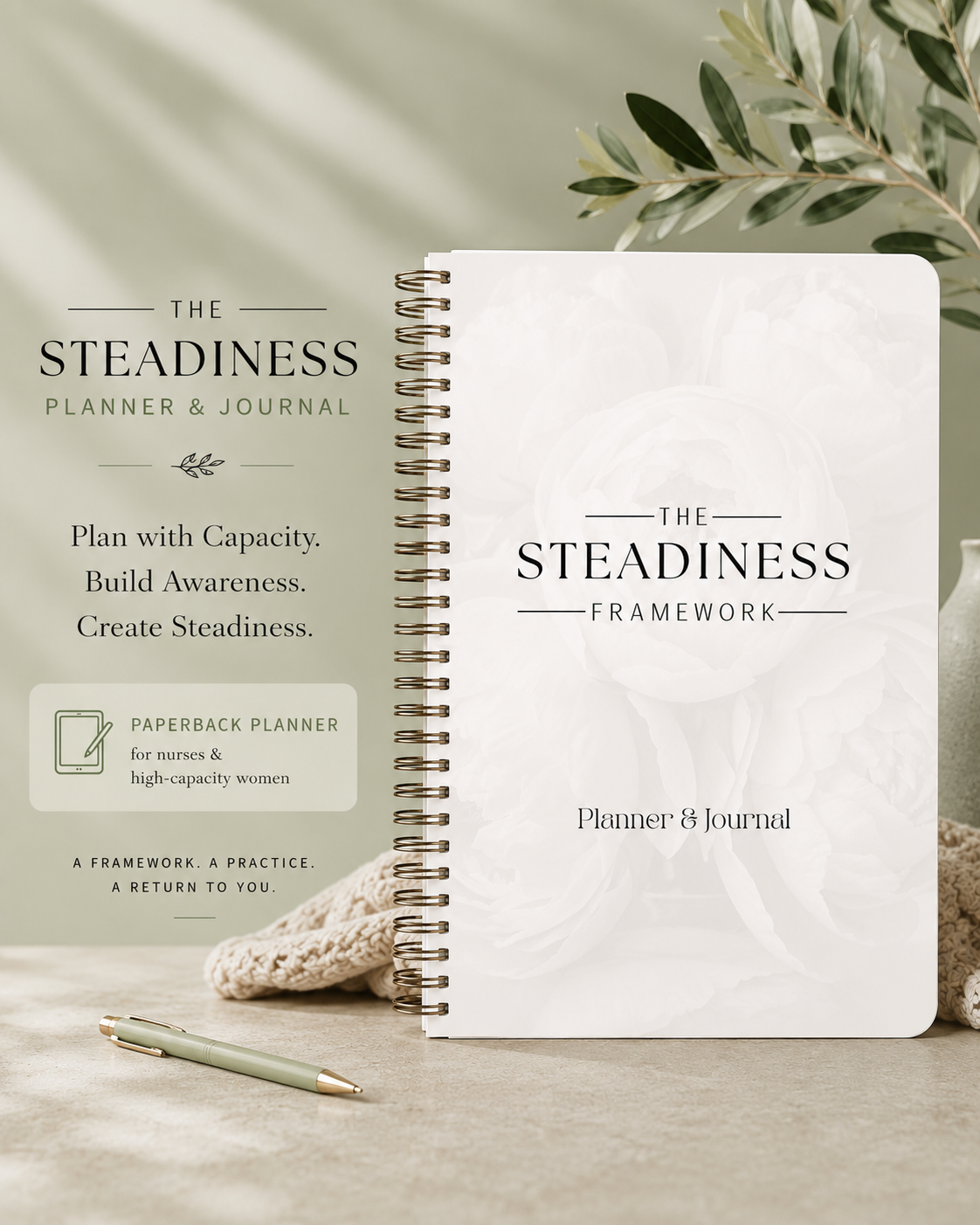 The Steadiness Planner & Journal