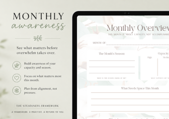 The Steadiness Planner & Journal (Digital Edition)