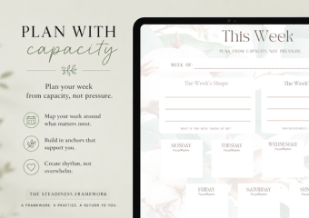 The Steadiness Planner & Journal (Digital Edition)